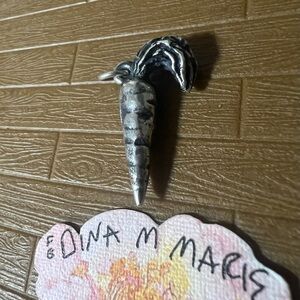 James Avery Rare Retired 3D Carrot Charm! 925